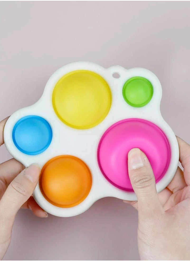 Generic - 1pc Random Color Simple Dimple Fidget Toy - Image 1