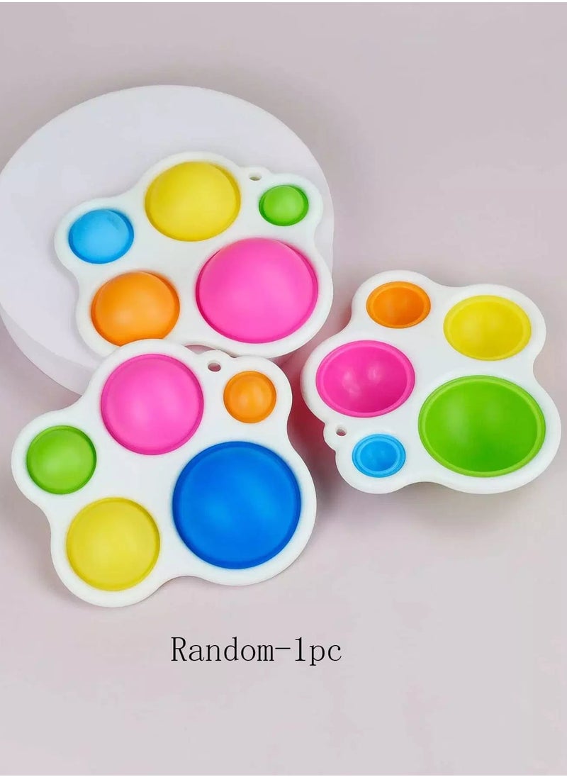 Generic - 1pc Random Color Simple Dimple Fidget Toy - Image 1