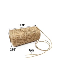 The Bros Jute String 328 Feet 1 mm 2 ply Durable Natural Jute Rope Twine for Arts Crafts Jewelry Making and DIY Projects  - Image 2