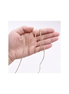 The Bros Jute String 328 Feet 1 mm 2 ply Durable Natural Jute Rope Twine for Arts Crafts Jewelry Making and DIY Projects  - Image 4