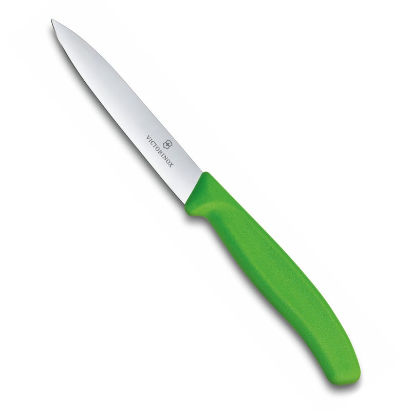 Victorinox 6.7706.L114 Swiss Classic Paring Knife for Cutting and Preparing Fruit and Vegetables Straight Blade in Green, 3.9 inches - Image 5
