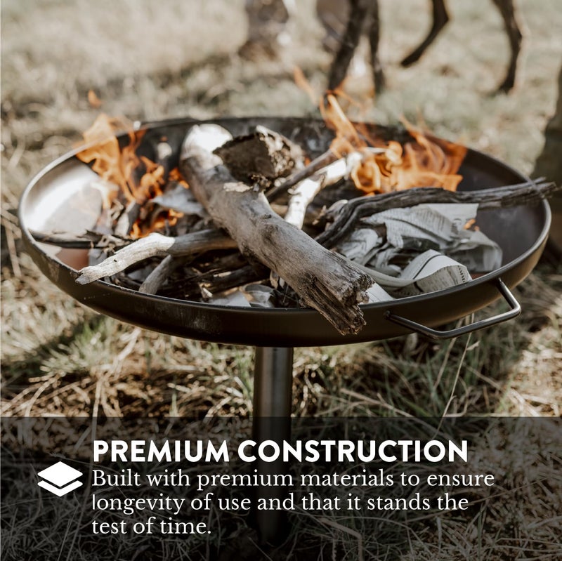 GasOne 23 in Outdoorâ€“ Wood Burning Fire Pit â€“ Durable Alloy Steel Fire Pits for Outside â€“ Small Fire Pit for Backyard, Porch, Deck, Camping, BBQ - Image 4