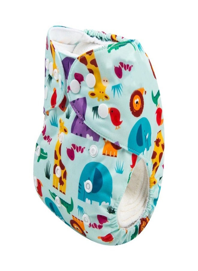 Fancy Walas Presents New born baby Reusable Washable Adjustable Button Pocket Cloth Diapers with Adjustable Size (4) - Image 2