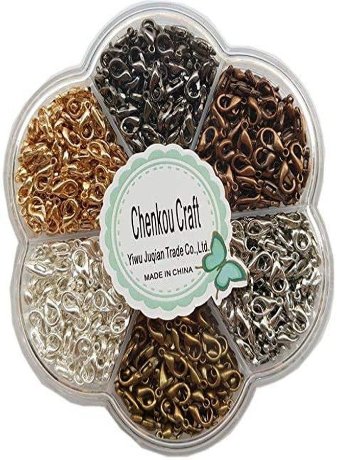 Chenkou Craft 1 Box Around 560pcs 7 Colors Lobster Clasp Jewelry Making Repairing (12X7mm) - Image 4