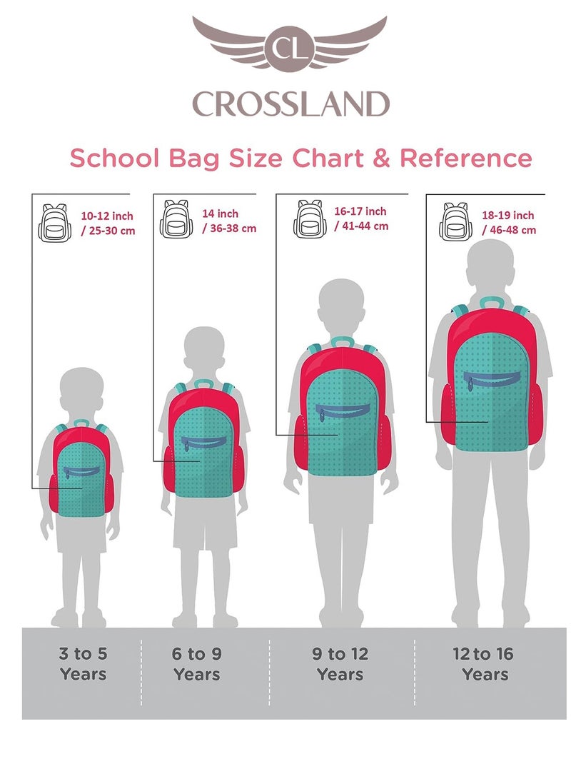 Crossland CROSSLAND School Backpack , 18 Inch , Multi Pockets , Side Bottle Pockets  - Image 5
