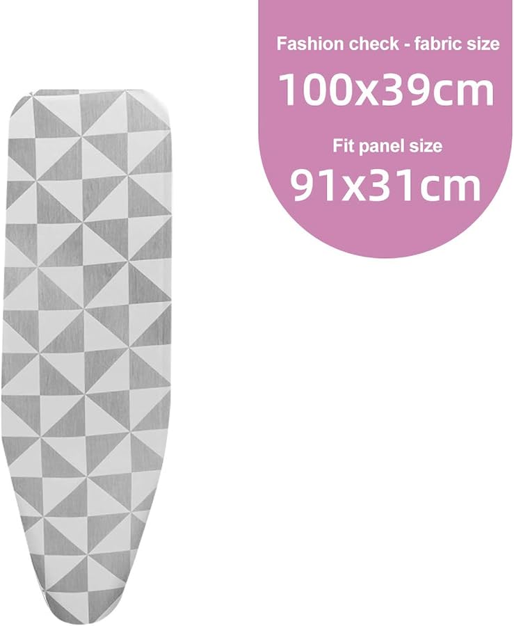 غطية لوح الكي حشوة قطنية سميكة مقاومة للبقع للوح كي مقاس 91 × 31 سم - Image 4
