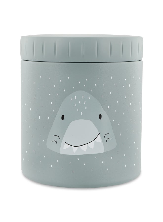 Trixie Double Wall Insulated Food Jar - 500ml - Mr. Shark - Image 1