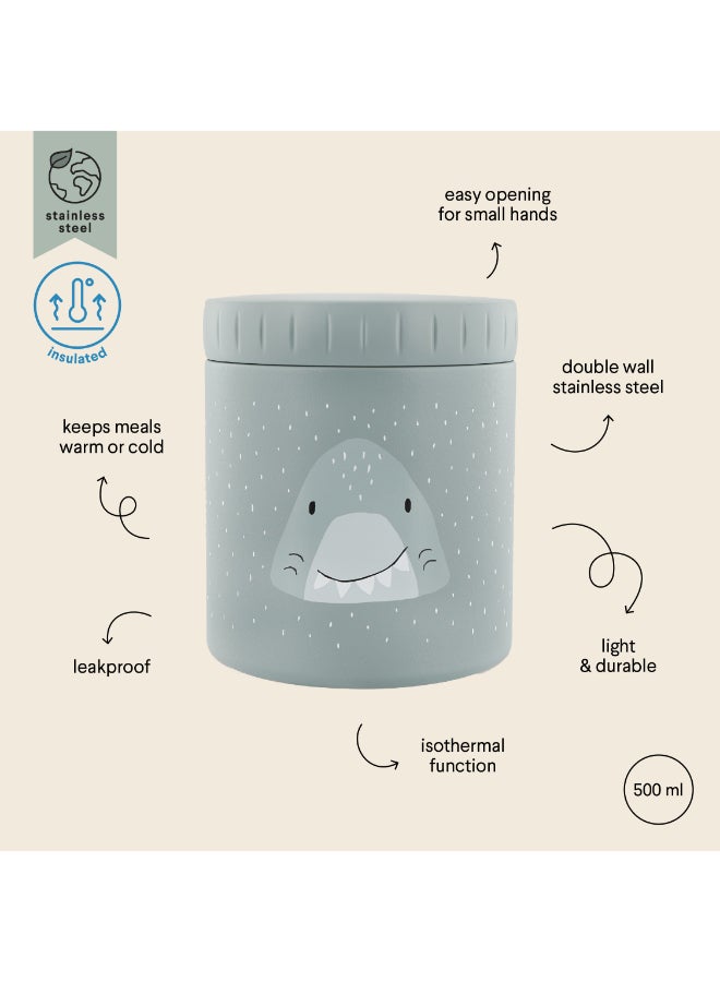 Trixie Double Wall Insulated Food Jar - 500ml - Mr. Shark - Image 3