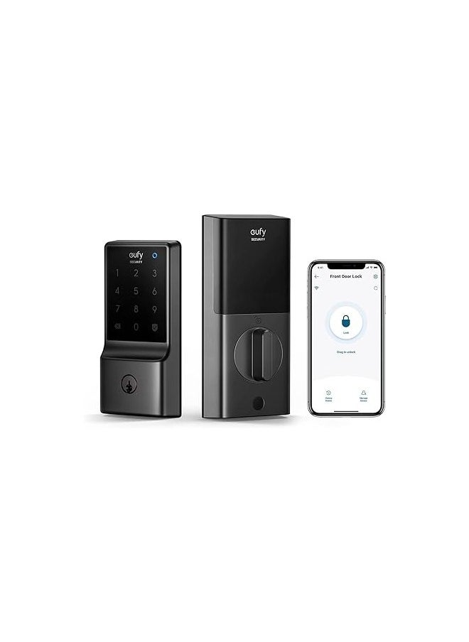 Security C210(E110) Smart Lock, 5-in-1 Keyless Entry Door Lock, Built-in WiFi Deadbolt, Smart Door Lock, No Bridge Required, Easy Installation, Touchscreen Keypad, App Remote Control, BHMA Cert. - pzsku/Z9FBE739B0E7260F0CC54Z/45/_/1697540029/308108bd-3ae9-4939-b2d1-bc50a590e199