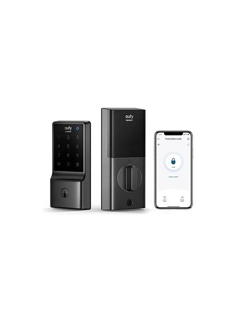 Security C210(E110) Smart Lock, 5-in-1 Keyless Entry Door Lock, Built-in WiFi Deadbolt, Smart Door Lock, No Bridge Required, Easy Installation, Touchscreen Keypad, App Remote Control, BHMA Cert.