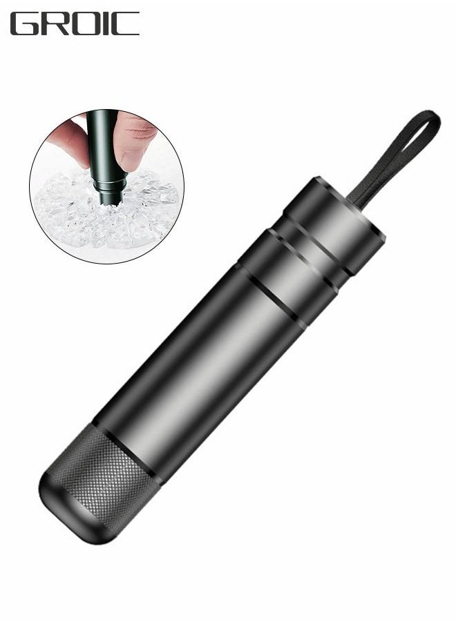 GROIC 2 IN 1 Safety Hammer Emergency Car Escape Tool Seat Belt Cutter and Car Glass Window Breaker Portable Life-Saving Emergency Artifact with A Piece of Test Glass  - Image 1