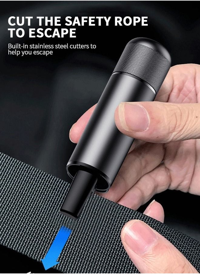 GROIC 2 IN 1 Safety Hammer Emergency Car Escape Tool Seat Belt Cutter and Car Glass Window Breaker Portable Life-Saving Emergency Artifact with A Piece of Test Glass  - Image 5
