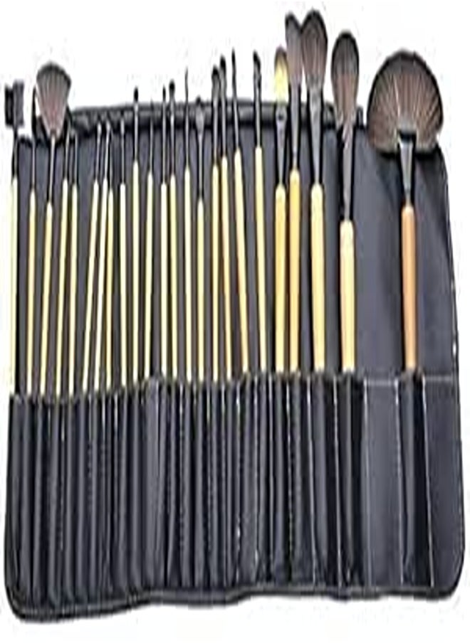 Generic 24PCS COSMETIC MAKEUP BRUSHES TOOL SET KIT EYESHADOW POWDER BRUSH WITH CASE 