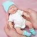 Mire & Mire Mire Mire 7 inch Full Body Silicone Baby Dolls That Look RealNot Vinyl DollsReal Platinum Doll BaldSoft Lifelike Newborn BoyC - Image 4