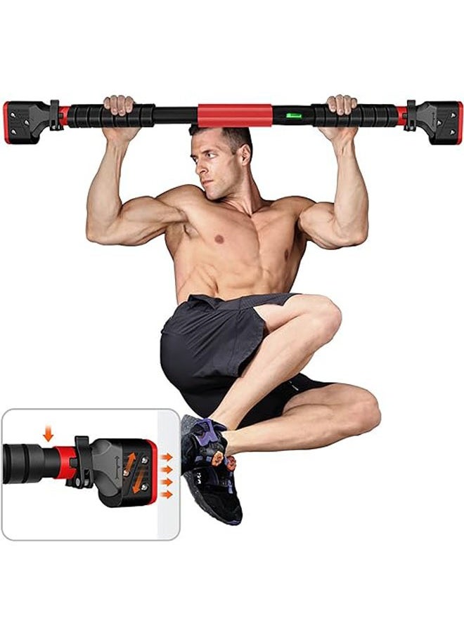 Arabest Pull Up Bar Doorway for Home Workout No Screws Chin Up Bar with Locking Mechanism Max Load 200Kg Adjustable (70 to 100 CM)  - Image 1