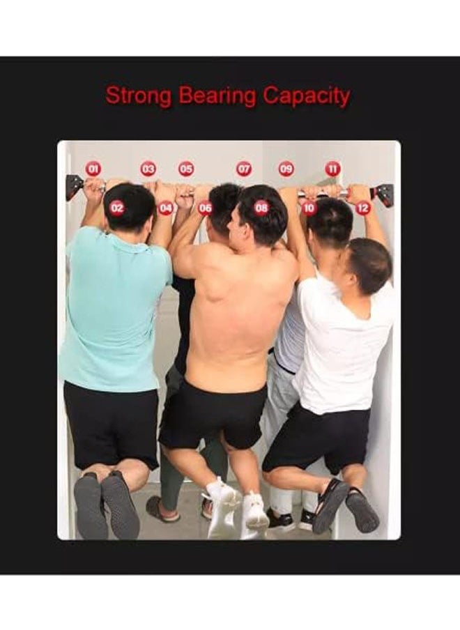Arabest Pull Up Bar Doorway for Home Workout No Screws Chin Up Bar with Locking Mechanism Max Load 200Kg Adjustable (70 to 100 CM)  - Image 4