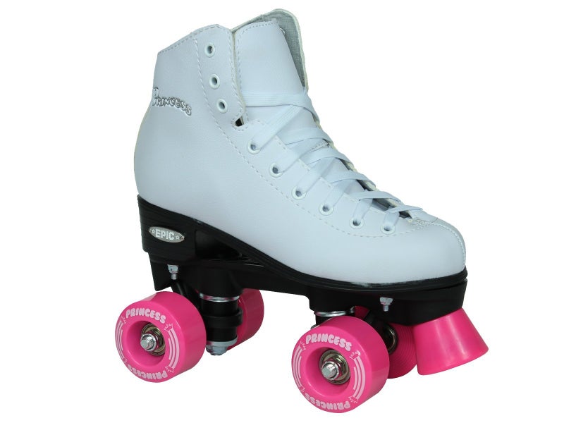 Epic Skates Pink Princess Girls Quad Roller Skates, White, Youth 3,PnkPncs03 - Image 2