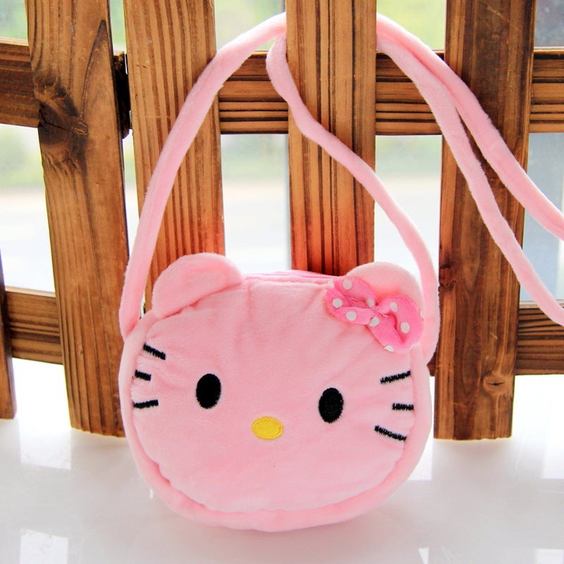 Cute Plush Children'S Crossbody Bag Cartoon Baby Bag Princess Shoulder Bag Korean Boys And Girls Children Coin Purse - Image 1