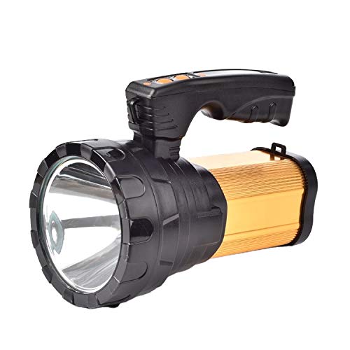 FOXCUP Adima Metal 100 Watt Rechargeable Waterproof Bright Led Torch Laser Long Range Distance High Power Search Light Emergency Light  - Image 1