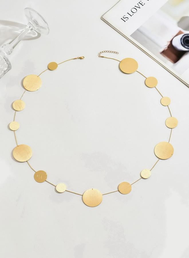 Take Two Trail Hammered Coin Long Necklace - Image 4