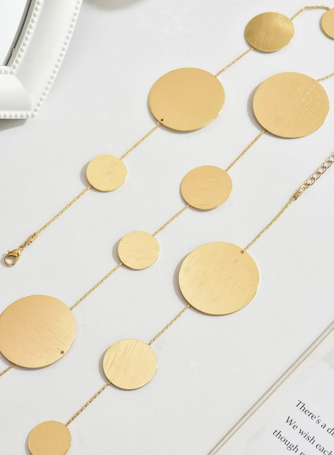 Take Two Trail Hammered Coin Long Necklace - Image 3