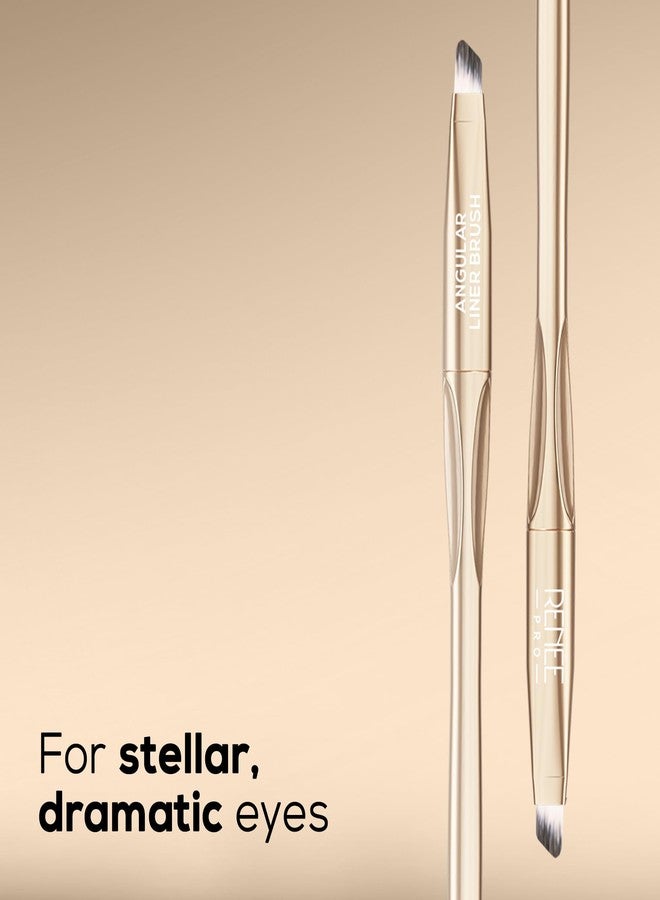 RENEE PRO Angular Liner Brush, For Eyes, Smooth & Precise Application, Ultra-Soft Bristles, Easy-To-Hold & Blend, Sleek, Easy-To-Clean, Durable Quality - Image 2