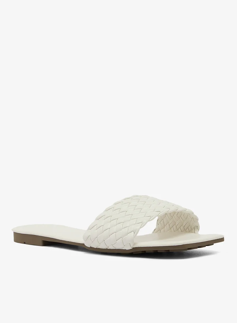 Ginger Woven Texture Flat Sandals