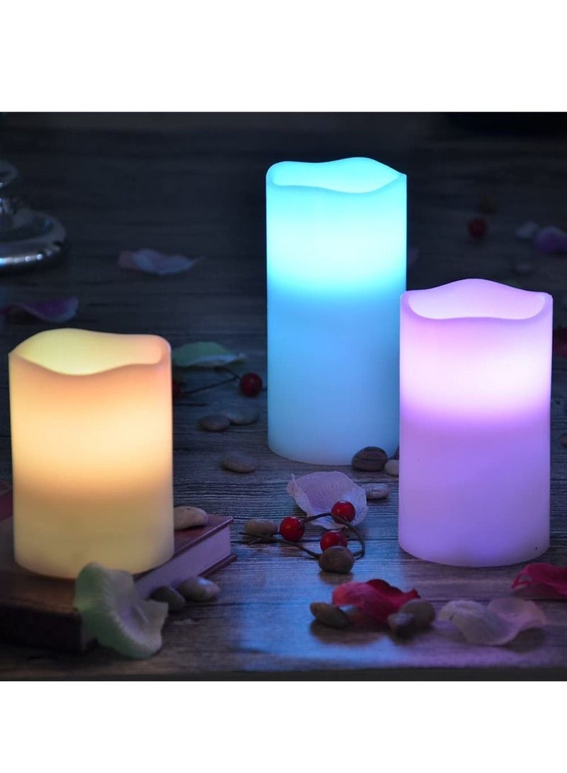 Luma candle without flame 12 changing colors with remote control - Image 5