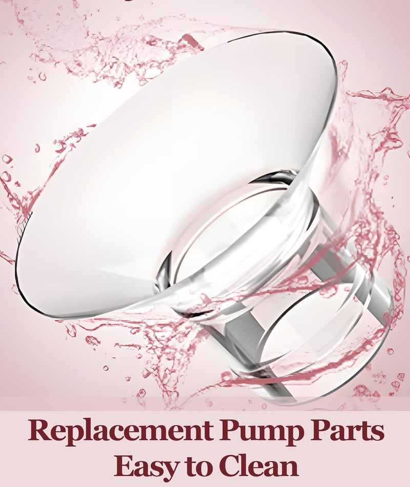 squishy 12 قطعة مجموعة إدخال فلانج مضخة الثدي، مجموعة إدخال متوافقة مع معظم مضخات الثدي ومسطرة قياس الحلمة، مثالية للأمهات الجدد، ملحقات الرضاعة اليومية - Image 3