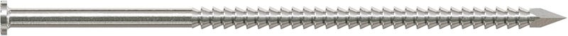 Simpson StrongTie S8SND1 Ring-Shank Wood Siding Nail, 2-1/2 Inch x 0.092 Inch,13 Gauge, Full Round Head, Diamond Point, Type 304 Stainless Steel (Pack of 196) - Image 2