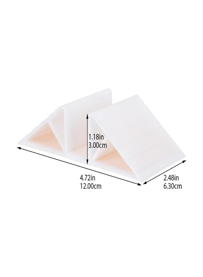 ifundom 4-Pack Plastic Pet Fence Reinforcement Bases Triangle Stabilizers for Dog Playpen Yard Fence Support Indoor Outdoor - Image 2