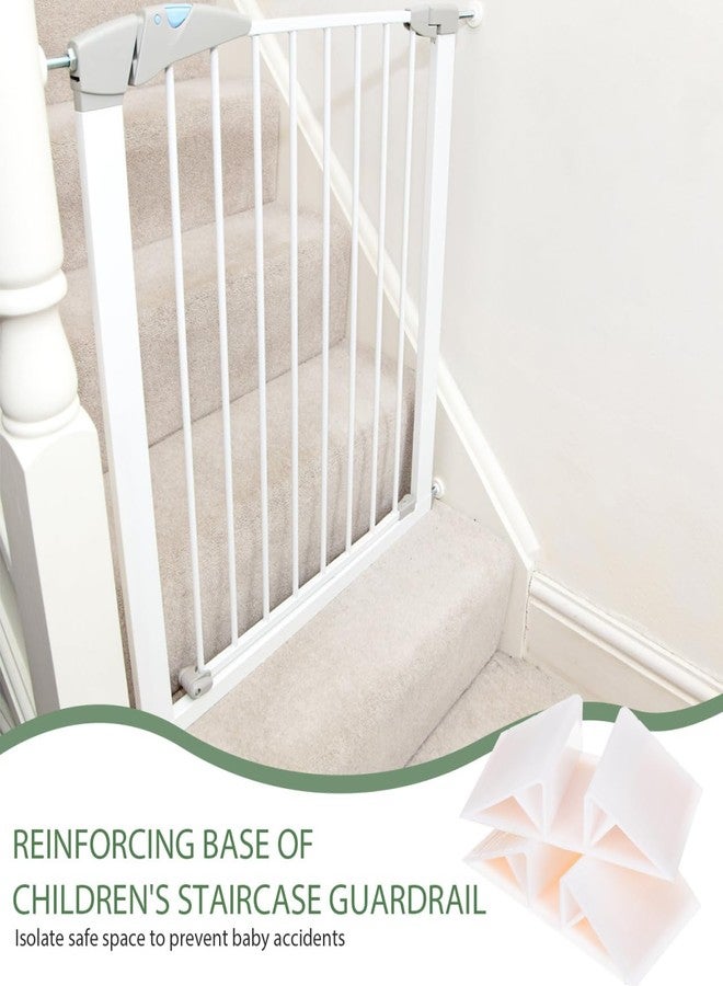 ifundom 4-Pack Plastic Pet Fence Reinforcement Bases Triangle Stabilizers for Dog Playpen Yard Fence Support Indoor Outdoor - Image 4