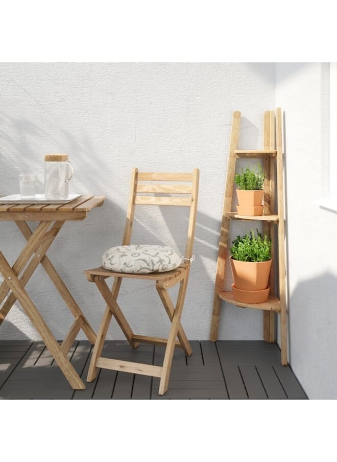 Plant Stand Light Brown Stained