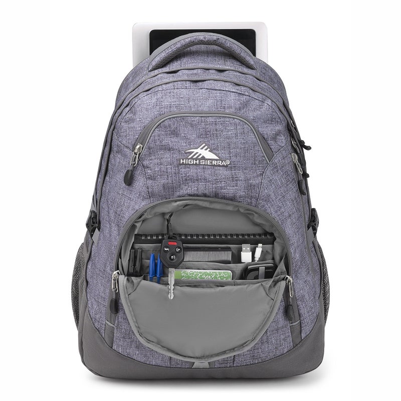 High Sierra Access 2.0 Laptop Backpack, Woolly Weave/Slate, One Size - Image 4