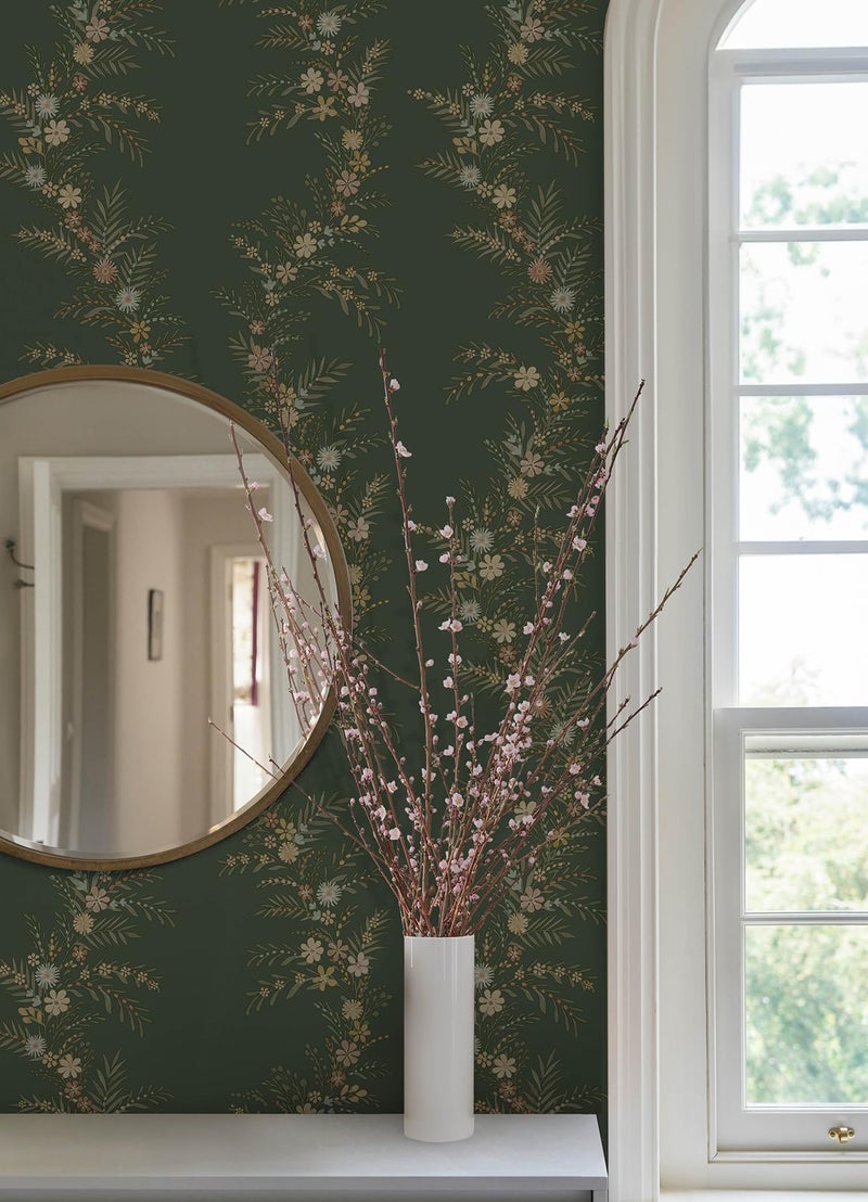 NuWallpaper Chris Loves Julia x Posy Spruce Peel and Stick Wallpaper, CJS6325 - Image 4