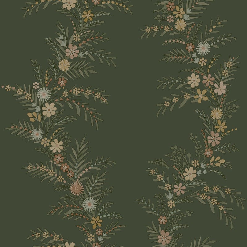 NuWallpaper Chris Loves Julia x Posy Spruce Peel and Stick Wallpaper, CJS6325 - Image 1