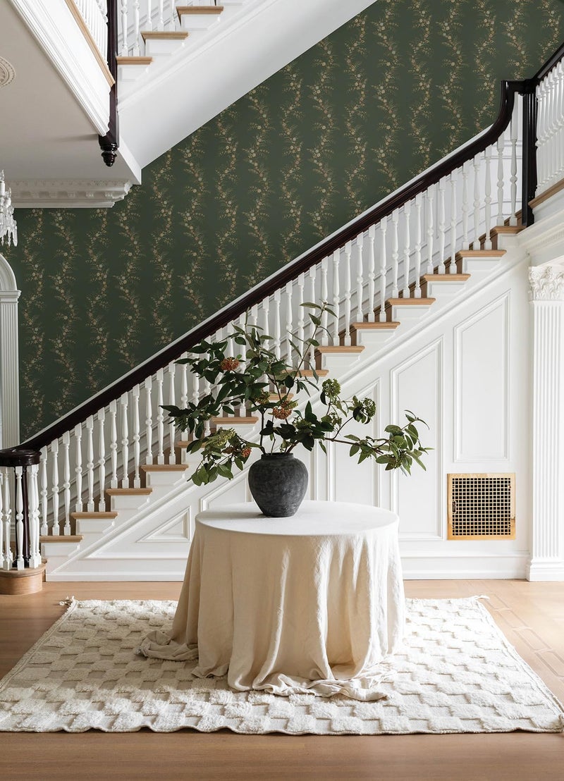 NuWallpaper Chris Loves Julia x Posy Spruce Peel and Stick Wallpaper, CJS6325 - Image 2