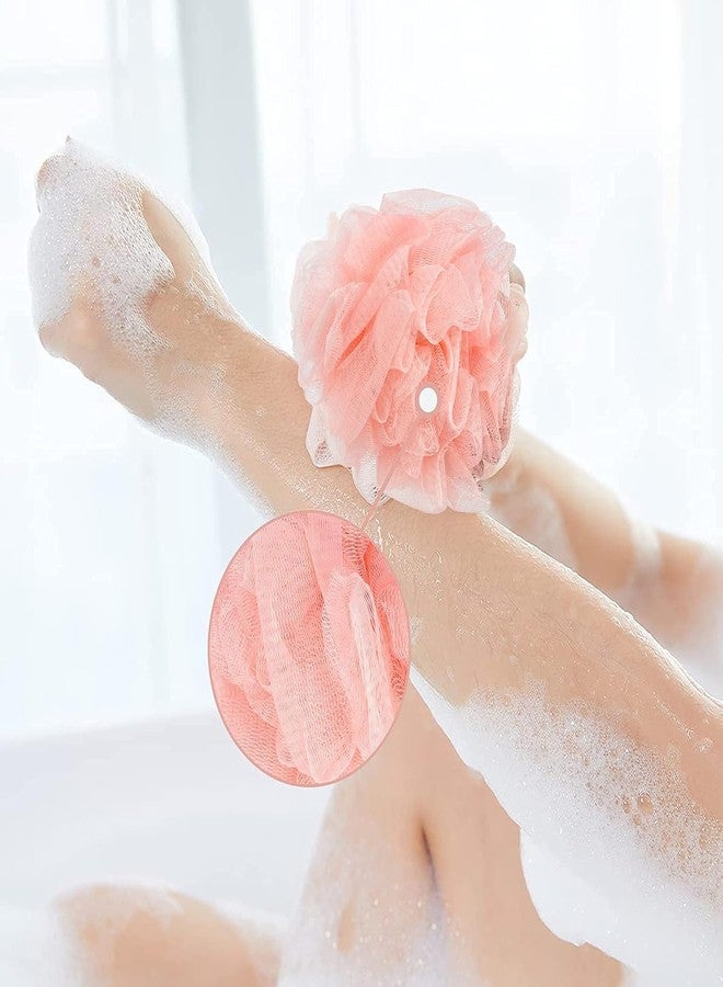 XIBO 3 In 1 Body Cleaning Sponge Set Exfoliating Glove for Body Exfoliation,Bath Scrub Loofah Sponge,Exfoliating Back Brush Washer for Deep Clean,Bath Shower Scrubber for Women. - Image 4