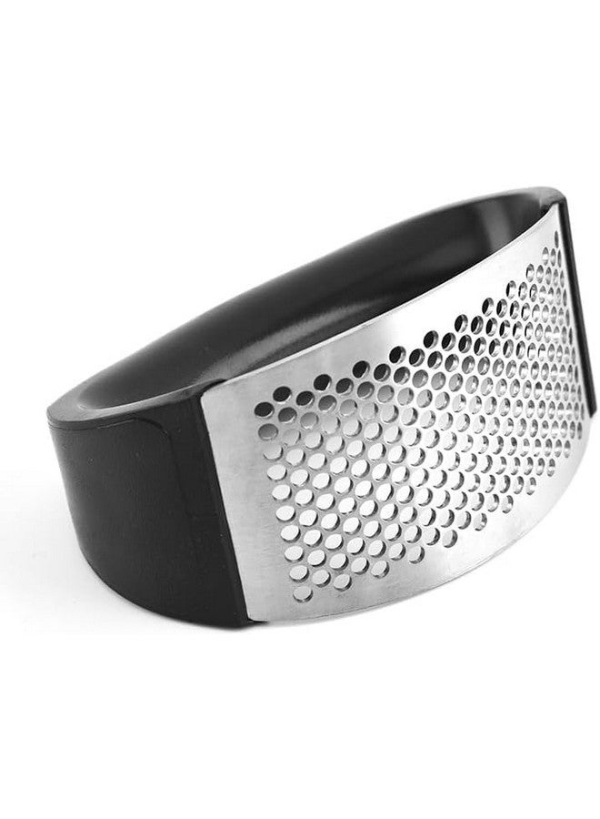 ZEVON® Garlic Press - Garlic Press Stainless Steel - Garlic Chopper - Garlic Crusher - Garlic Mincer- Garlic Peeler Manual, Curve Fruit Vegetable Tools Kitchen Gadgets (Random Colour) - Image 5
