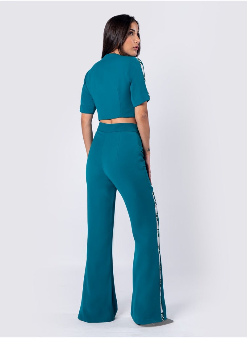 NIVA FASHION HOUSE Niva Embellished Crop Top  - Image 5