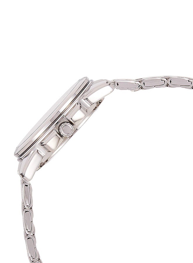كاسيو طقم من ساعتَي يد للأزواج مقاومتين للماء من الستانلس ستيل بعقارب طراز MTP/LTP-1314D-2AV للجنسين - Image 4