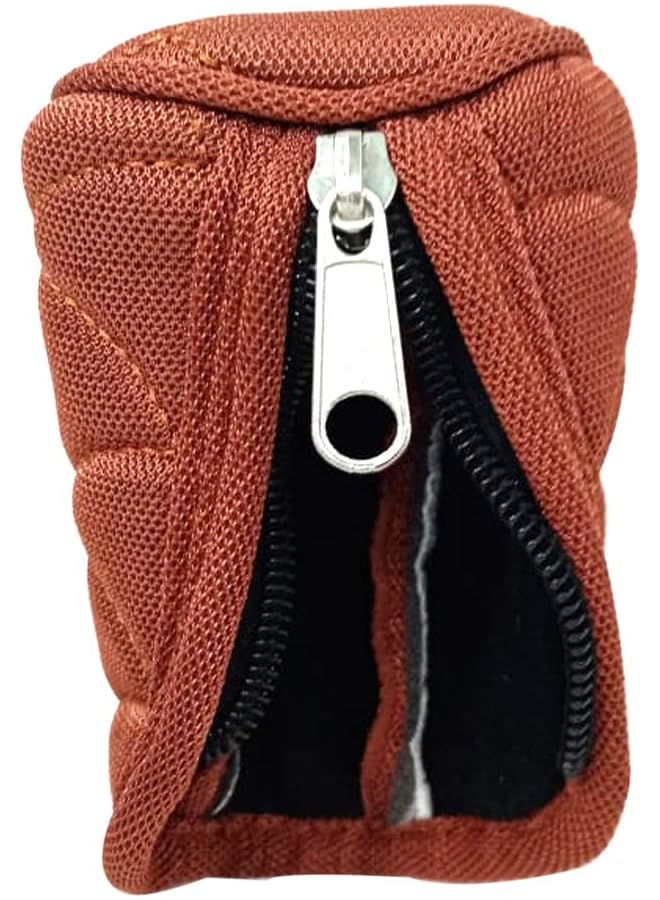 أتش أل غطاء مقبض ناقل الحركة للسيارة من القماش عالي الجودة، لون بني عالمي، مناسب لناقل الحركة اليدوي - Image 3