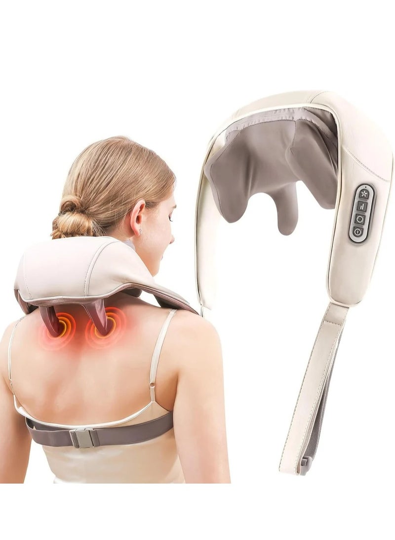 DubaiGallery Mini Kneading Neck Massager Shoulder And Neck Hot Compress Massager Trapezius Massage Free Hands - Image 2