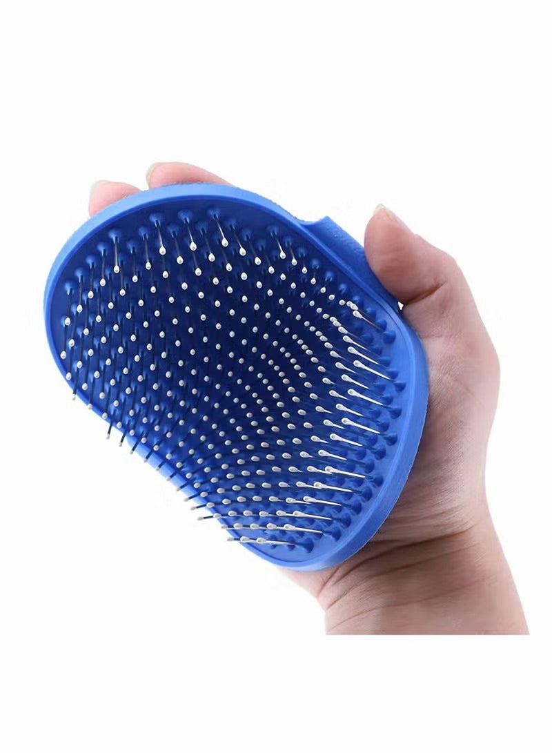 1 PCS Cat Dog Grooming Brush for Dogs Shedding Pet Hand-Held Rubber Tipped Pin Brush for Dogs and Cats Shedding - Image 1