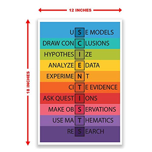 DHDM Designs Classroom Poster Scientists Anagram Print for Classrooms | 12-Inch by 18-Inch | Science Class Posters JSC821 - Image 2