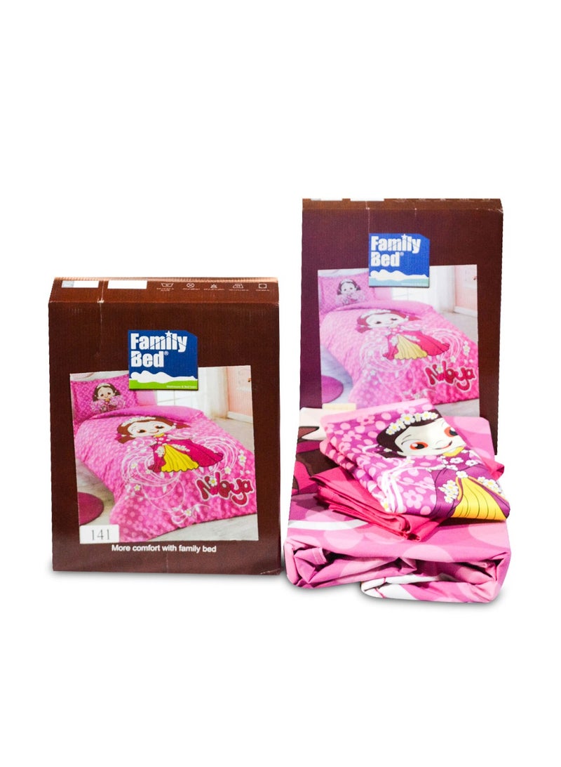 Family Bed Kids Steak Bed sheet 3 pieces size 120 x 200 cm Model 141 from Family Bed  - Image 2