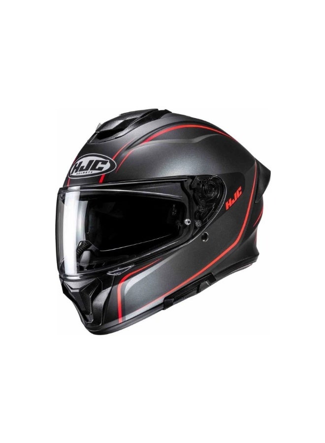 HJC C71 QUEZ BK/RD Helmet
