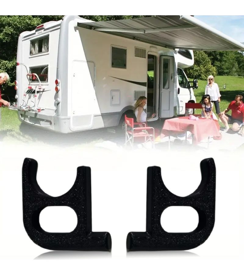 Black 2Pcs RV Sunroof Safety Locks Compatible With Dometic Seitz Midi Heki Style Plus 700X500mm - Image 3