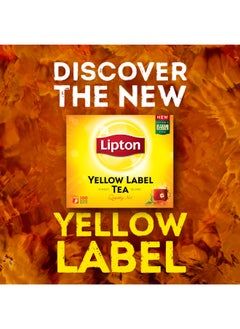 Lipton Yellow Label Black Tea 100 Teabags (200g)  - Image 2