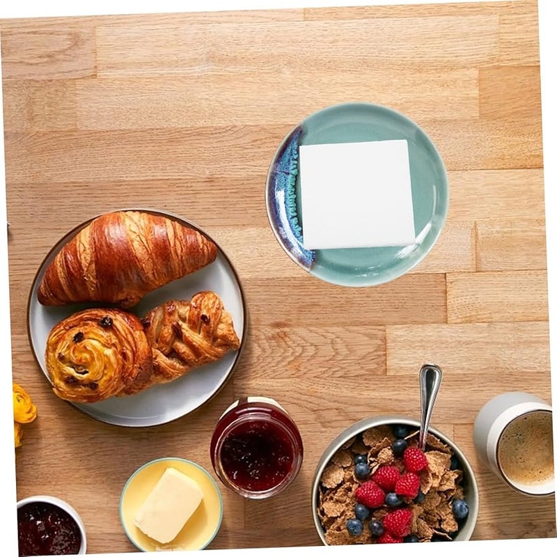 80 Pcs Decorative Paper Napkins Soft Absorbent Disposable Dinner Classic White - Image 4